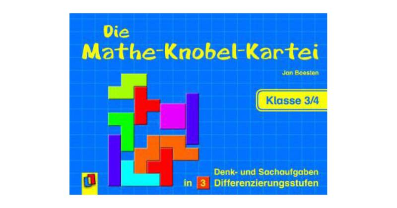 Buch - Die Mathe-Knobel-Kartei, Klasse 3/4 von Verlag an der Ruhr