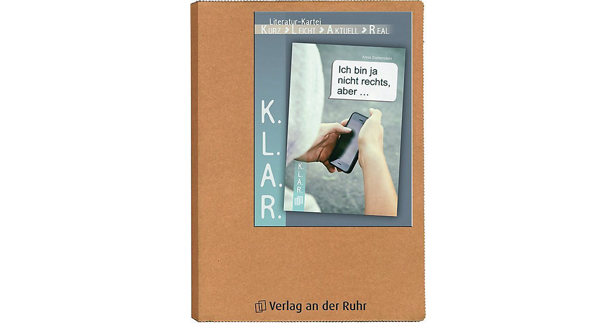 Buch - "K.L.A.R. - Literatur-Kartei ""Ich bin ja nicht rechts, aber ...""" von Verlag an der Ruhr