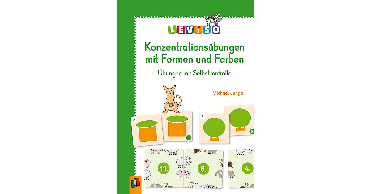 Buch - Konzentrationsübungen mit Formen und Farben von Verlag an der Ruhr
