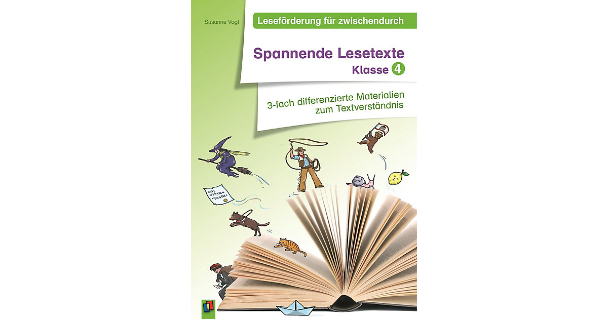 Buch - Spannende Lesetexte - Klasse 4, m. CD-ROM von Verlag an der Ruhr