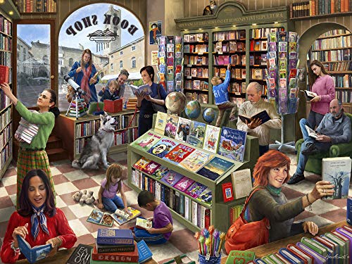 Book Shop Puzzle 550 Teile von Vermont Christmas Company