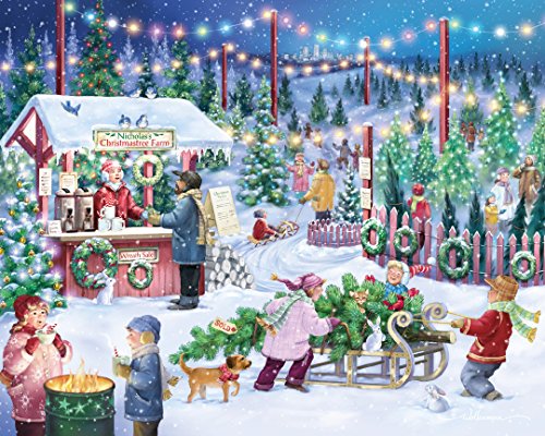 Christmas Tree Farm Jigsaw Puzzle 1000 Teile von Vermont Christmas Company