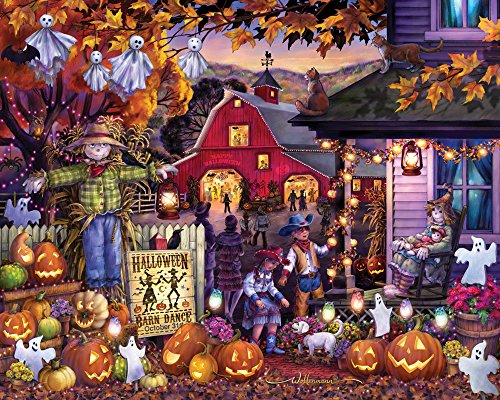 Halloween Barn Dance Jigsaw Puzzle 1000 Teile von Vermont Christmas Company