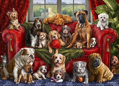 Love My Dogs Puzzle 1000 Teile von Vermont Christmas Company