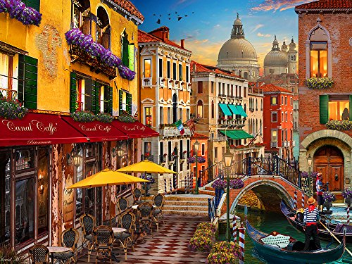 Venedig Cafe Jigsaw Puzzle 550 Teile von Vermont Christmas Company