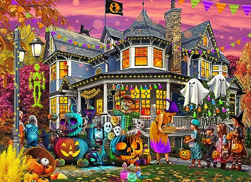 Vermont Christmas Company All Hallows' Eve Puzzle 1000 Teile – Halloween-Puzzle für Erwachsene & Familien – zufällig geformte Teile – 26 5/8" x 19 1/4" Vermont Christmas Company All Hallows' Eve Puzzle 1000 Teile – Halloween-Puzzle für Erwachsene & Familien – zufällig geformte Teile – 26 5/8" x 19 1/4" von Vermont Christmas Company