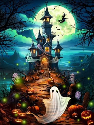 Vermont Christmas Company Haunted Hilltop Halloween-Puzzle, 550 Teile, 61 x 45,7 cm, große, zufällig geformte Teile Vermont Christmas Company Haunted Hilltop Halloween-Puzzle, 550 Teile, 61 x 45,7 cm, große, zufällig geformte Teile von Vermont Christmas Company