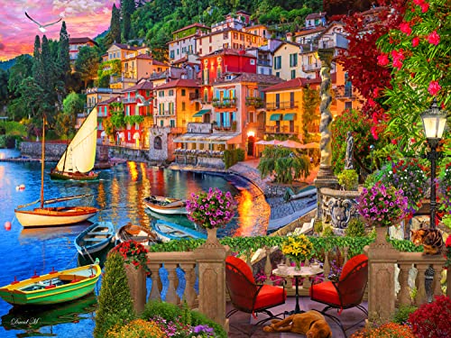 Vermont Christmas Company Italiens Comer See Puzzle 550 Teile von Vermont Christmas Company