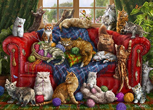 Vermont Christmas Company Love My Cats Puzzle 1000 Teile von Vermont Christmas Company
