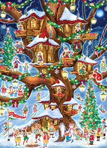 Vermont Christmas Company Puzzle Elves Treehouse, 1000 Teile von Vermont Christmas Company