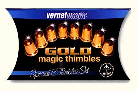 Thimbles Set (Gold) by Vernet - Tricks von Vernet Magic
