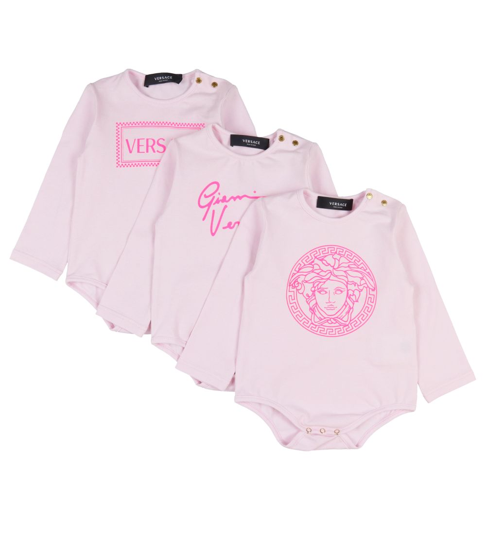 Versace Geschenkbox - Bodys l/ä - 3er-Pack - Rosa - Versace - 9-12 mt - Body L/Ä Versace Geschenkbox - Bodys l/ä - 3er-Pack - Rosa - Versace - 9-12 mt - Body L/Ä von Versace
