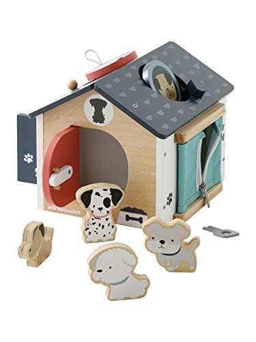 VERTBAUDET Hundehütte aus Holz, mehrfarbig, TU VERTBAUDET Hundehütte aus Holz, mehrfarbig, TU von Vertbaudet