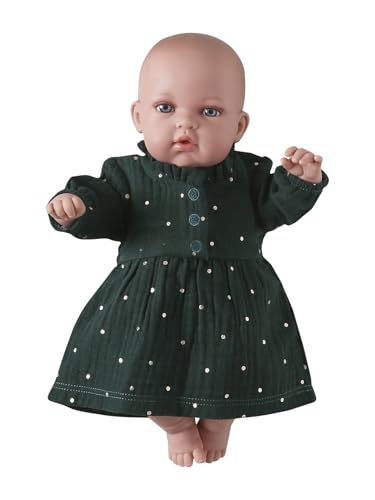 VERTBAUDET Kleid aus Baumwollgaze für Puppen, Grün, 30/33 cm VERTBAUDET Kleid aus Baumwollgaze für Puppen, Grün, 30/33 cm von Vertbaudet