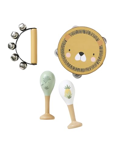 VERTBAUDET Set mit 3 Instrumenten: Maracas, Tamburin, Tansania-Glöckchen, TU VERTBAUDET Set mit 3 Instrumenten: Maracas, Tamburin, Tansania-Glöckchen, TU von Vertbaudet