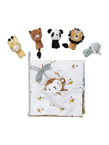 Vertbaudet Baby Stoffbuch mit Plüschtieren,Tansania grau ONE Size Vertbaudet Baby Stoffbuch mit Plüschtieren,Tansania grau ONE Size von Vertbaudet