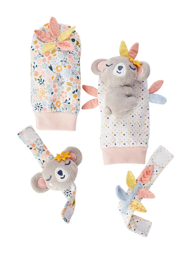 Vertbaudet Babyrassel-Set aus Armband und Socken, Koala von Vertbaudet