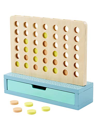 Vertbaudet Holzspiel,Vier gewinnt Natur/blau ONE Size Vertbaudet Holzspiel,Vier gewinnt Natur/blau ONE Size von Vertbaudet