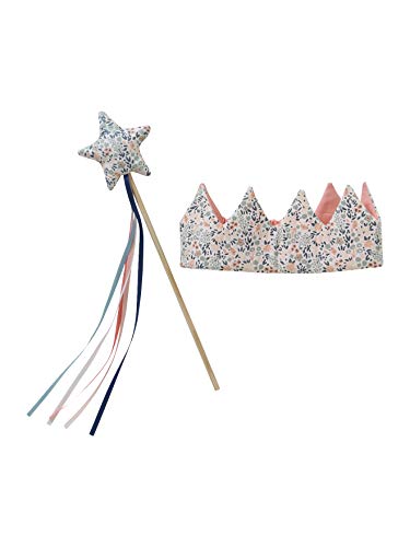 Vertbaudet Kinder Kostüm-Set: Krone + Zauberstab rosa/Mehrfarbig Bedruckt ONE Size Vertbaudet Kinder Kostüm-Set: Krone + Zauberstab rosa/Mehrfarbig Bedruckt ONE Size von Vertbaudet