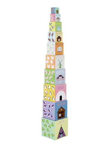 Vertbaudet Stapelturm, 10 Würfel Mehrfarbig ONE Size Vertbaudet Stapelturm, 10 Würfel Mehrfarbig ONE Size von Vertbaudet