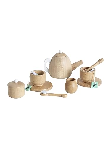 VERTBAUDET Holz-Teekanne-Set, Puppen-Tee-Service, Küchen-Set, 3-8 Jahre, Unisex, Kind VERTBAUDET Holz-Teekanne-Set, Puppen-Tee-Service, Küchen-Set, 3-8 Jahre, Unisex, Kind von Vertbaudet