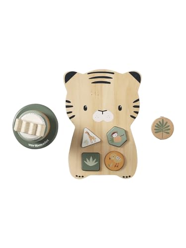 Vertbaudet 3-teiliges Baby Lernspielzeug-Set TANSANIA, Holz FSC®gelb von Vertbaudet
