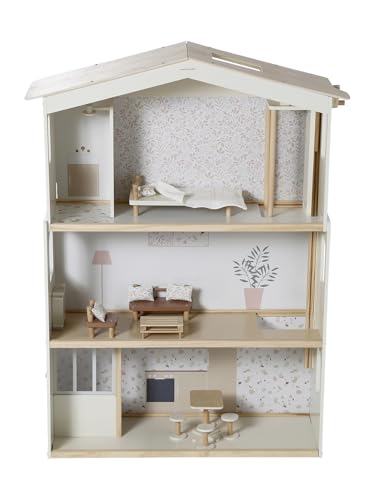 Vertbaudet VERTBAUDETPuppenhaus aus Holz FSC®weiß von Vertbaudet