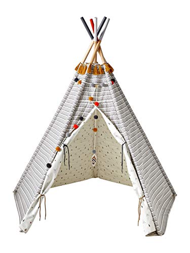 Vertbaudet Wendbares Spielzelt, Tipi Mehrfarbig ONE Size Vertbaudet Wendbares Spielzelt, Tipi Mehrfarbig ONE Size von Vertbaudet