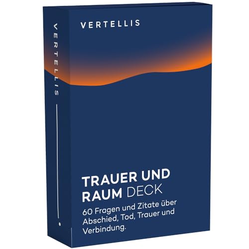 Vertellis Trauer und Raum Deck, Trauerbewältigung, 60 Fragen und Zitate über Abschied, Tod, Trauer und Verbindung Vertellis Trauer und Raum Deck, Trauerbewältigung, 60 Fragen und Zitate über Abschied, Tod, Trauer und Verbindung von Vertellis