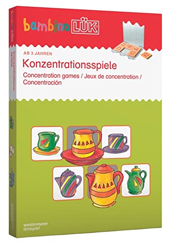 bambinoLÜK-Set: 3/4/5 Jahre Konzentrationsspiele: Enthält: bambinoLÜK-Lösungsgerät und Heft 1 / 3/4/5 Jahre (bambinoLÜK-Sets: Kasten + Übungsheft/e) von LÜK