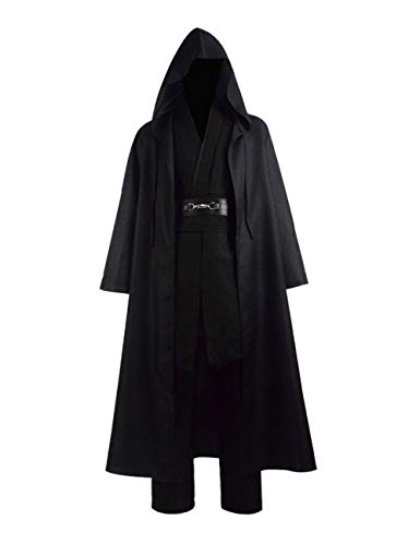Klassisches Film-Kostüm, braunes Gewand, weiße Tunika und Hose, Cosplay-Outfit - Schwarz - X-Large Klassisches Film-Kostüm, braunes Gewand, weiße Tunika und Hose, Cosplay-Outfit - Schwarz - X-Large von Very Last Shop