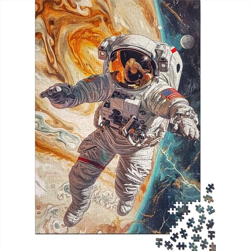 Farbenfrohes Puzzle Cooler Astronaut Klassische Puzzles Erwachsene Puzzles Raumanzüge Puzzle-Geschenk Puzzle 1000 Teile Impossible Puzzle Für Erwachsene Und Kinder 300pcs (40x28cm) von VesFy