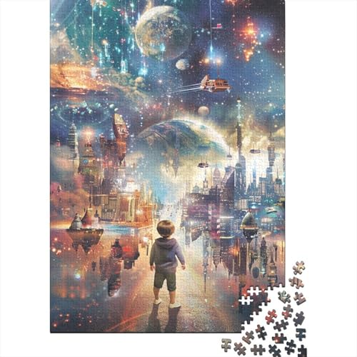Farbenfrohes Puzzle Landschaft Geschicklichkeitsspiel Home Dekoration Puzzle Puzzle-Geschenk Puzzle 1000 Teile Erwachsenen Puzzle Für Erwachsene 300pcs (40x28cm) von VesFy