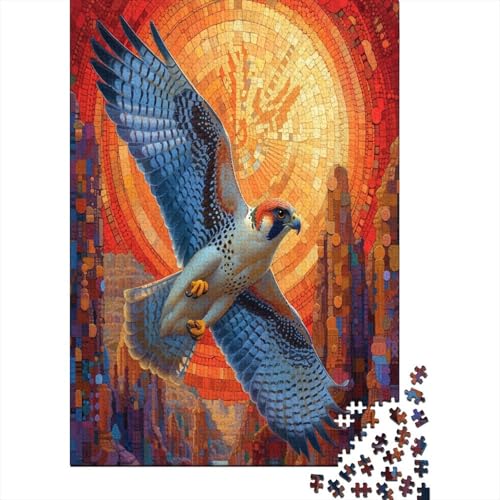 Puzzle Flying Vogel Puzzle Farbenfrohes Legespiel Home Dekoration Puzzle Tiers Clevere Rätsel 1000-teilige Puzzles Herausforderndes Puzzle Für Erwachsene Und Kinder 1000pcs (75x50cm) von VesFy