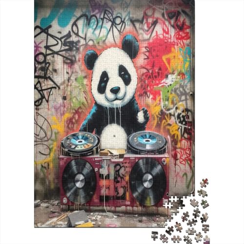 Puzzle Pudel-Panda Klassische Puzzles Home Dekoration Puzzle Tier Clevere Rätsel 1000 Teile Geburtstagsgeschenk Für Erwachsene Für Erwachsene Und Kinder 300pcs (40x28cm) von VesFy