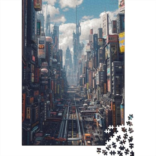 VesFy Puzzle Science Fiction Landschaft 1000 Teile 1000pcs (75x50cm) Erwachsene und Kinder 14+ von VesFy
