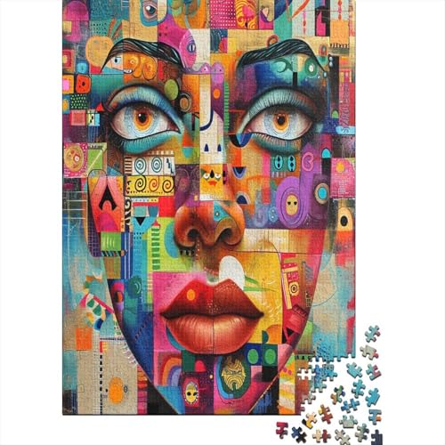 Puzzles Bunte Geometrie Klassische Puzzles Erwachsene Puzzles Tier Clevere Rätsel 1000 Teile Puzzle Erwachsenen Puzzle Für Erwachsene 300pcs (40x28cm) von VesFy