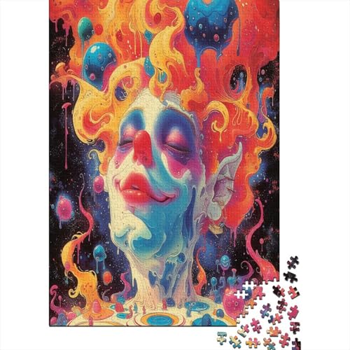Puzzles Künstlerisches Porträt Klassische Puzzles Lernspiel Herausforderung Spielzeug Schönes Mädchen Clevere Rätsel 1000-teilige Puzzles Impossible Puzzle Für Erwachsene Und Kinder 1000pcs (75x50cm) von VesFy