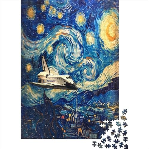 Puzzles Kunst Shuttle Klassische Puzzles Erwachsene Puzzles Fahrzeugs Clevere Rätsel 1000 Teile Impossible Puzzle Für Erwachsene Kinder 1000pcs (75x50cm) von VesFy