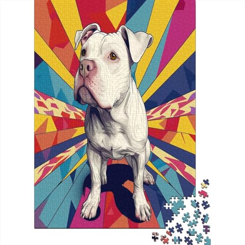 Puzzles Niedlicher Hund Klassische Puzzles Erwachsene Puzzles Tier Clevere Rätsel Puzzle 1000 Teile Herausforderndes Geschicklichkeitsspiel Für Erwachsene 1000pcs (75x50cm) von VesFy