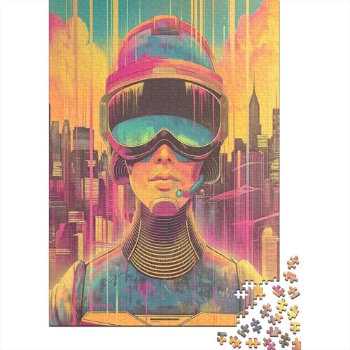 Puzzles Schönes Mädchen Klassische Puzzles Home Dekoration Puzzle Anime-Mädchen Puzzle-Geschenk Puzzle 1000 Teile Herausforderndes Puzzle Für Erwachsene Und Kinder 1000pcs (75x50cm) von VesFy