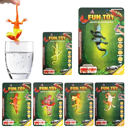 Vesidoloy Farbwechselndes Badespielzeug - 6 Stück Echsen-Spielzeug Für Wasser-Spiel-Tisch | Ohne Löcher Design Klassenzimmer Belohnungen Kinder Geschenke Ab 3 Jahren Vesidoloy Farbwechselndes Badespielzeug - 6 Stück Echsen-Spielzeug Für Wasser-Spiel-Tisch | Ohne Löcher Design Klassenzimmer Belohnungen Kinder Geschenke Ab 3 Jahren von Vesidoloy