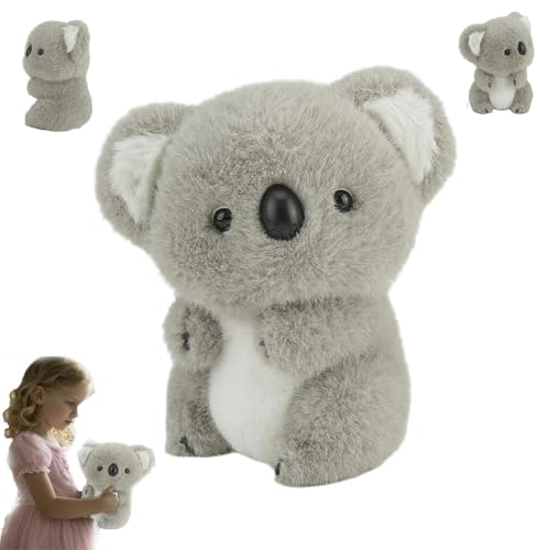 Vesidoloy Koala Plüschtier - Emotional Healing On Demand, Weicher Koala Stofftier Spielzeug, Süßer Koalas Schlafender Umarmender Plüsch von Vesidoloy
