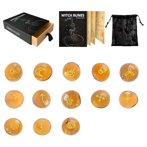 Vesidoloy Runenset - Wahrsagesteine | Spirituelles Zubehör Mit Anleitungsbuch Und Beutel Für Frauen Männer Altar Heidentum Rituale Vesidoloy Runenset - Wahrsagesteine | Spirituelles Zubehör Mit Anleitungsbuch Und Beutel Für Frauen Männer Altar Heidentum Rituale von Vesidoloy