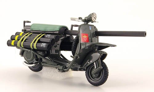 Vespa TAP, graugrün, 1956, Modellauto, Fertigmodell, Maisto 1:18 von Vespa