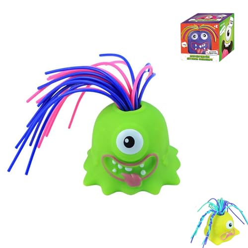 Halloween Screaming Monster Toys,Spielzeug Mit Geräuschen Zum Haareziehen,Hair Pulling Fidget Toy,Hair Pulling Funny Monsteres,Screaming Monsteres Toys Stress Relief Gifts von VessEn