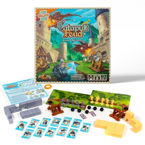 Vesuvius Media Catapult Feud – Das actiongeladene Katapult-Spiel für die ganze Familie! Baue Deine Burg, starte das Katapult und besiege deinen Gegner | Spiel auf Englisch. von Catapult Feud