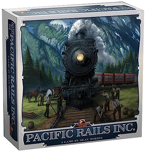 Vesuvius Media, Pacific Rails Inc. Second Edition Board Game, Created by Dean Morris, Train-Themed Strategy Game for 2-4 Players, Ages 13+ Vesuvius Media, Pacific Rails Inc. Second Edition Board Game, Created by Dean Morris, Train-Themed Strategy Game for 2-4 Players, Ages 13+ von IELLO