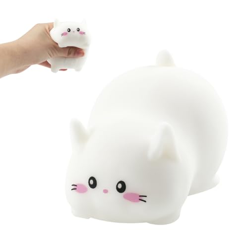 Weiße Katze Anti Stress Spielzeug– Lustiges Anti-Stress Spielzeug für Kinder und Erwachsene, Squeeze Toy, Stressball, Entspannungsartikel für Stressabbau und Beruhigung Weiße Katze Anti Stress Spielzeug– Lustiges Anti-Stress Spielzeug für Kinder und Erwachsene, Squeeze Toy, Stressball, Entspannungsartikel für Stressabbau und Beruhigung von Vexran