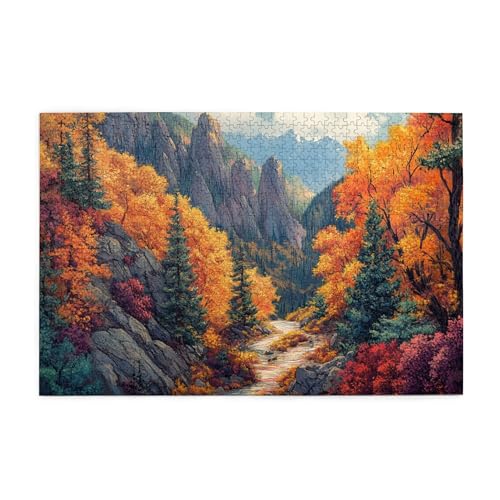 Vextrovia, Holzpuzzle für Erwachsene, Herbstlandschaft, Puzzles für Erwachsene, 1000 Teile, Stressabbau, Brainstorming-Puzzle, Erwachsenen-Party-Puzzle, Unterhaltung Vextrovia, Holzpuzzle für Erwachsene, Herbstlandschaft, Puzzles für Erwachsene, 1000 Teile, Stressabbau, Brainstorming-Puzzle, Erwachsenen-Party-Puzzle, Unterhaltung von Vextrovia